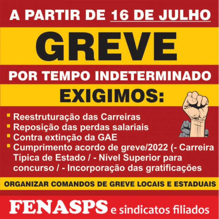 Sintsprevs-PI fará assembléia para decidir sobre greve