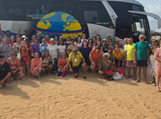 Encontrei amigos de trabalho que há muitos anos não via.